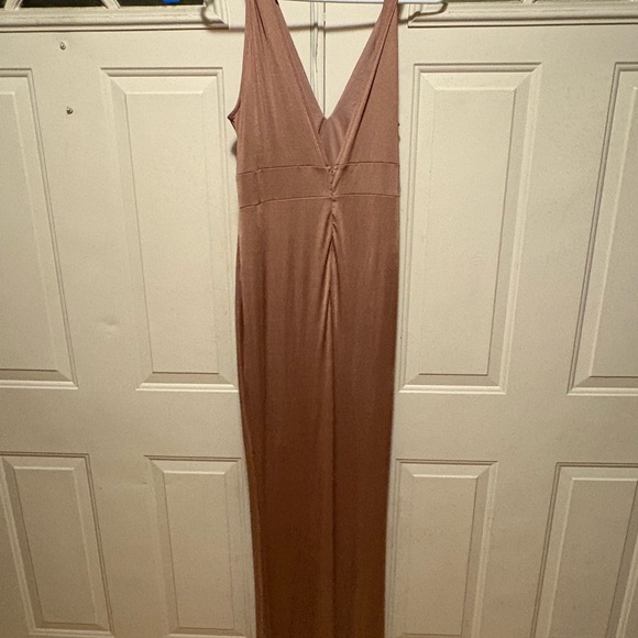 Charlotte Russe Tan Maxi Dress - Picture 4 of 5